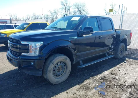 2019 Ford F-150 Lariat from USA, damaged, VIN 1FTEW1E4XKFD22053
